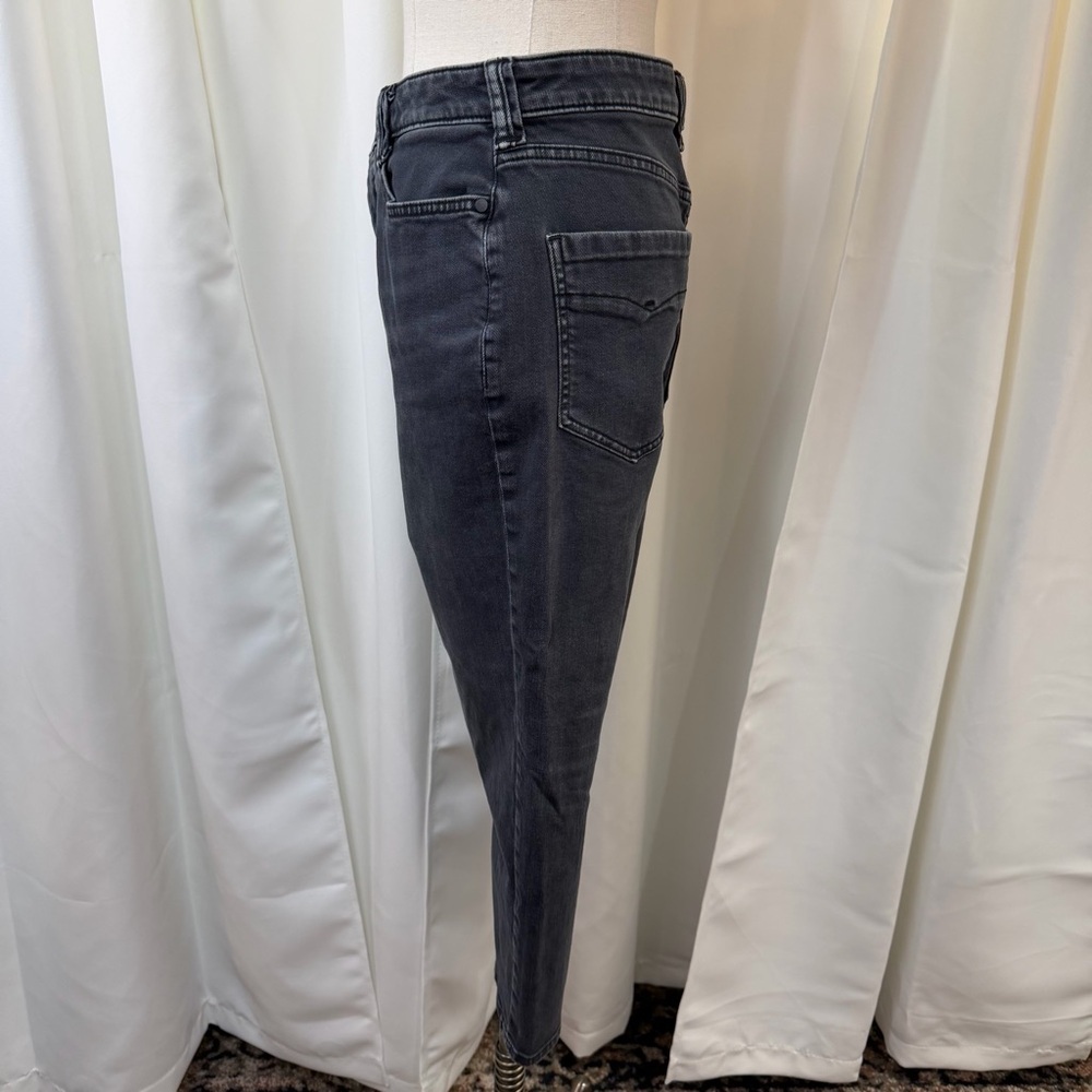 Pilcro Washed Black / Charcoal Gray Cropped Length Jeans Size 26 - Picture 7 of 16